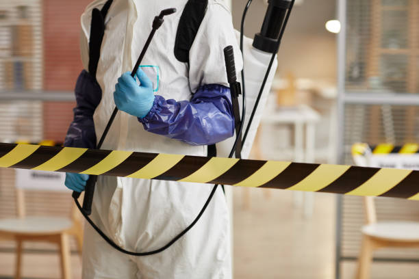 Professional Biohazard Cleanup technician working in Delhi, CA